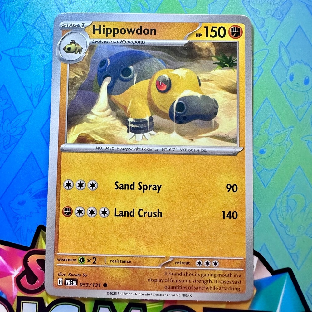 hippowdon (053/131) - common — pokémon: prismatic evolutions